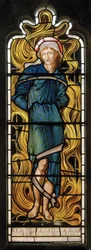 Meshach, The Fiery Furnace, West Window, 1870